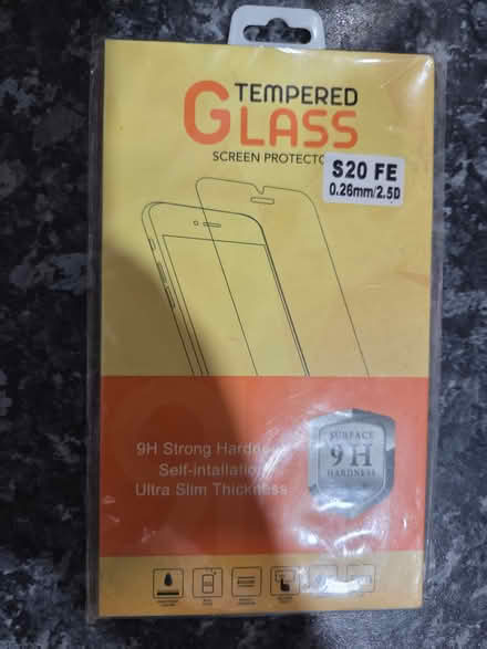 Photo of free Tempered glass for samsung s20 FE (E11) #1