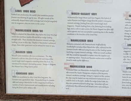 Photo of free WW1 Service Rifles framed poster (Hook RG27) #3