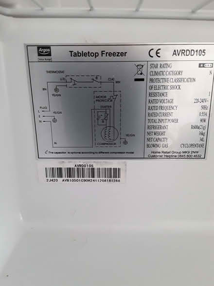 Photo of free Table top freezer (Little Common TN39) #3