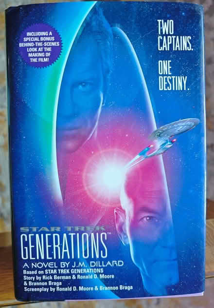 Photo of free Star Trek Generations Hardback Book (CT14) #1