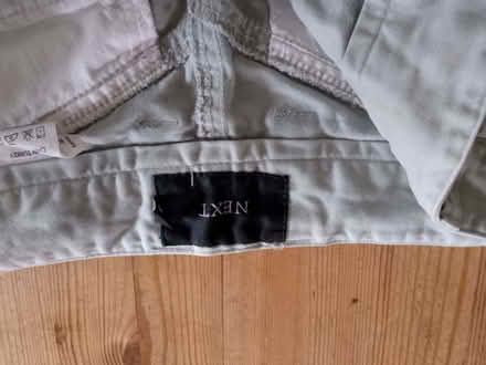 Photo of free Next 'tailored' shorts - pale green (Bucknell SY7) #2