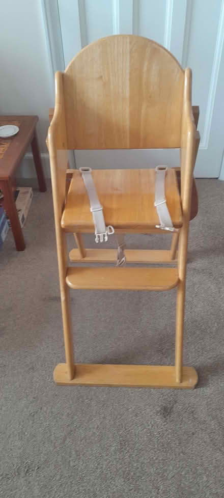 Photo of free Wooden high chair (Goodmayes IG3) #2