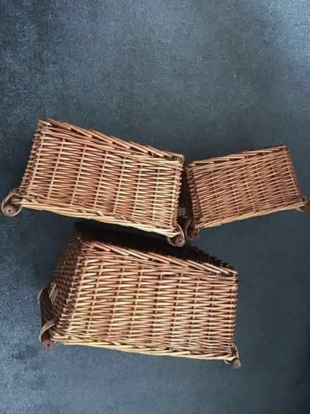 Photo of free Three Wicker Baskets (Havant PO9) #2