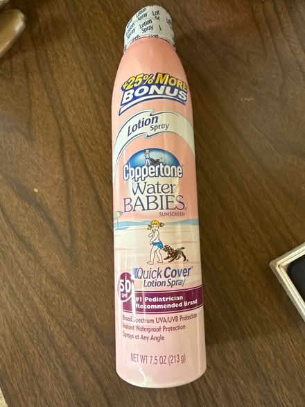 Photo of free Sunscreen spray (SW Hinsdale) #1