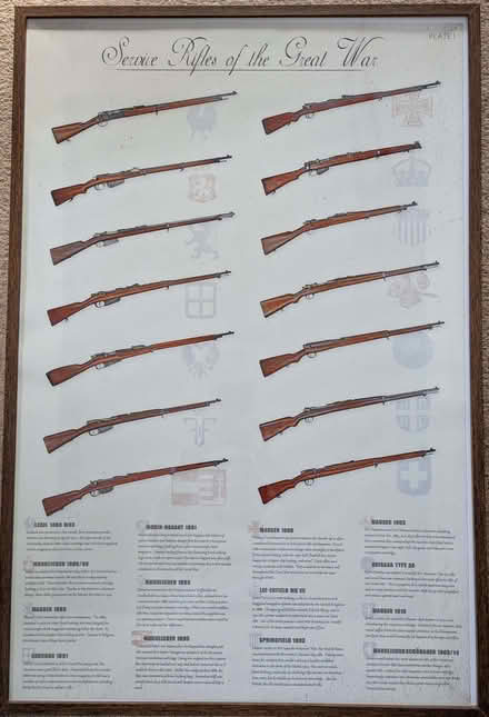 Photo of free WW1 Service Rifles framed poster (Hook RG27) #1