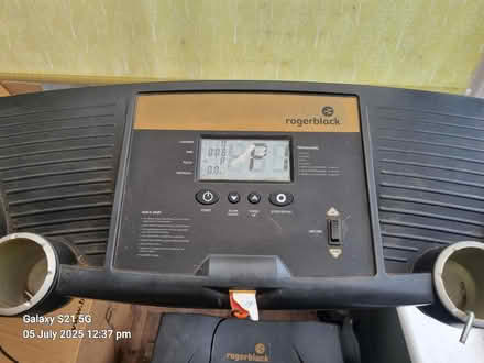 Photo of free Roger black treadmill (Chislehurst BR5) #4
