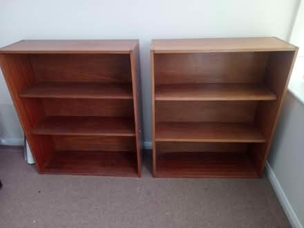 Photo of free Two Vintage Heavy Bookcases (Hardwick OX16) #1