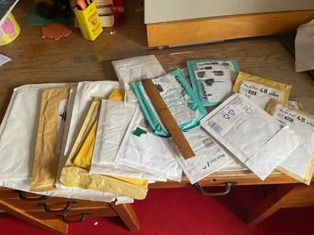 Photo of free 15 ish Small padded postal bags (East Law DH8) #1