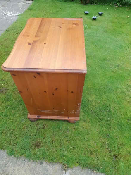 Photo of free Old TV/Record Player cupboard with one draw & one spin mop & (Cleveleys FY5) #3