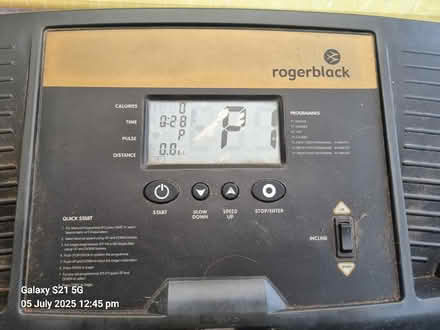 Photo of free Roger black treadmill (Chislehurst BR5) #3