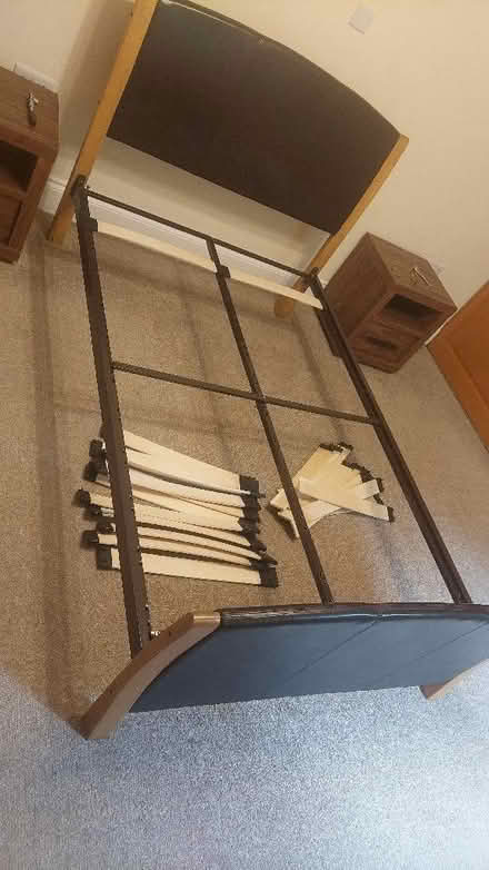 Photo of free Small Double Bed Frame (Brincliffe S11) #1
