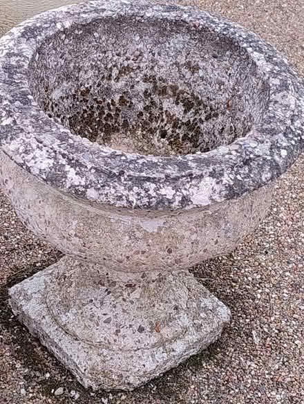 Photo of free Heavy stone planter (Allestree) #1