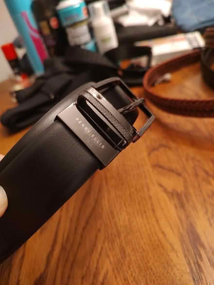 Photo of free 50" black leather belt (Odenton) #1