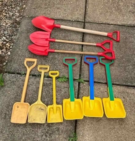 Photo of free Children’s play spades - various (Great Linford MK14) #1