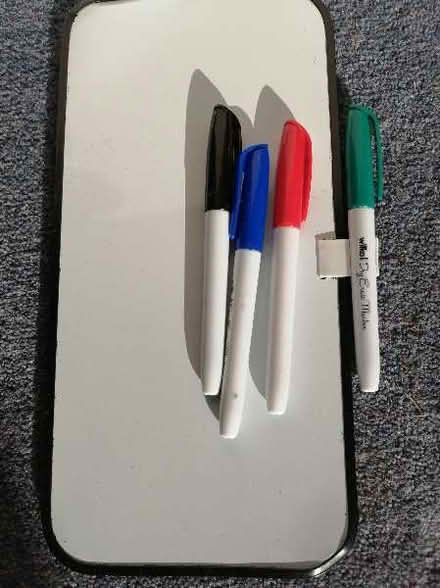 Photo of free Small whiteboard and pens (alton, GU34) #1