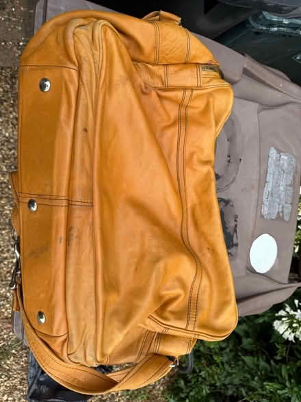 Photo of free Leather pig skin bag (Harpenden AL5) #3