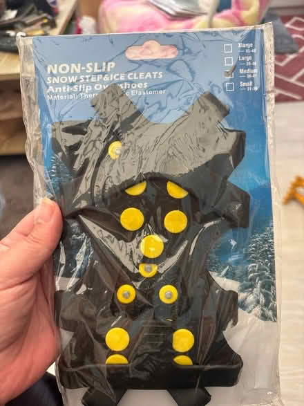 Photo of free Non slip snow step and ice cleats Med (Brierlow Bar SK17) #1