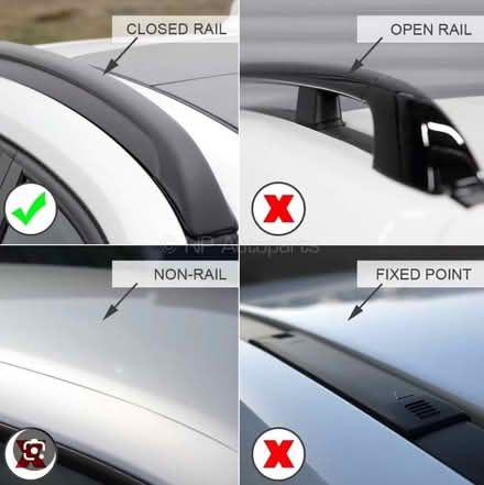 Photo of Roof bars for flush rails (South Malling BN7) #1