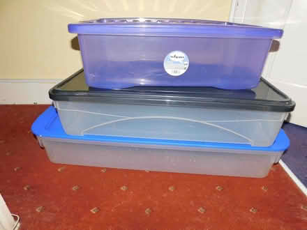 Photo of free Three Storage boxes (Grays RM17) #1