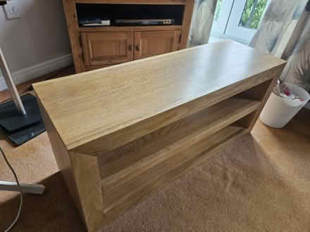 Photo of free Oak effect coffee table (Bromsgrove B60) #2