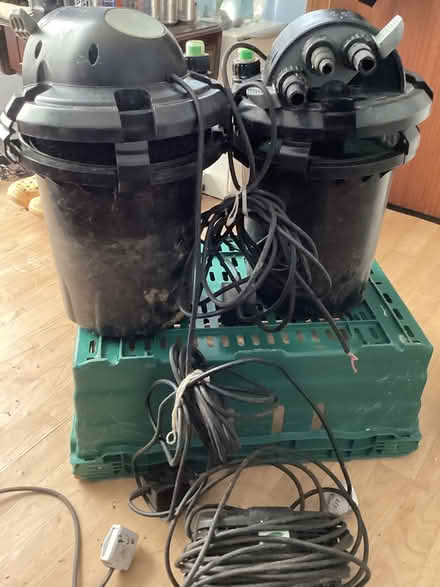 Photo of free Pond filter units and pond pump (IP32 Fornham Road area) #1