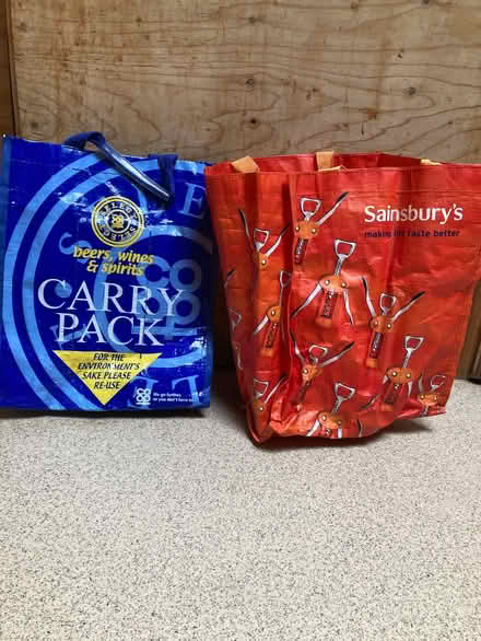 Photo of free 2 reuasable bottle carriers (Blackford EH9) #1