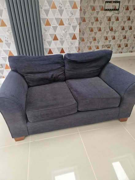 Photo of free Black 2 seater sofa (Gregson Lane PR5) #1
