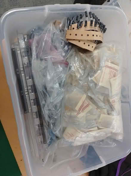 Photo of free Capacitors, resistors, PCB plugs (Layerthorpe YO31) #1