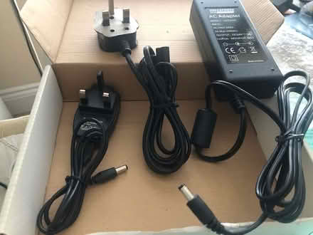 Photo of free AC adapter; power lead; kettle lead (Near Borough tube SE1) #1