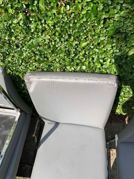 Photo of free 6 Grey faux leather dining chairs (Northwich CW8) #2
