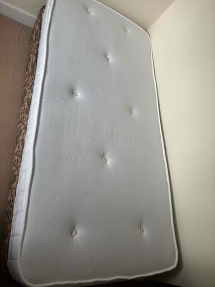 Photo of free Single bed & Mattress (Little Dawley TF4) #1