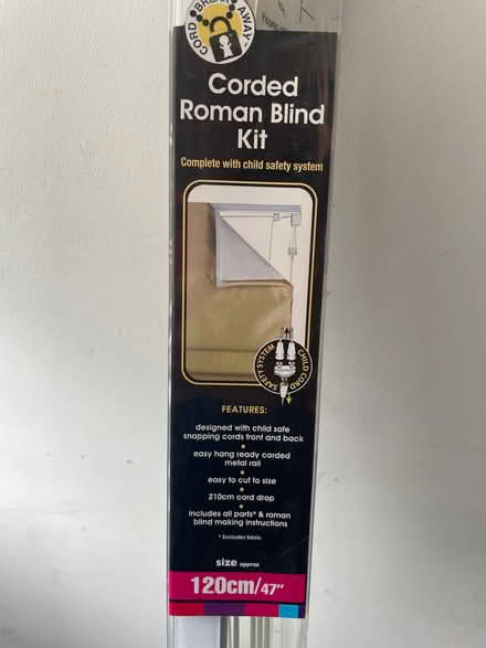 Photo of free Corded Roman Blind kit 120cm Unopened (Bevendean BN2) #3