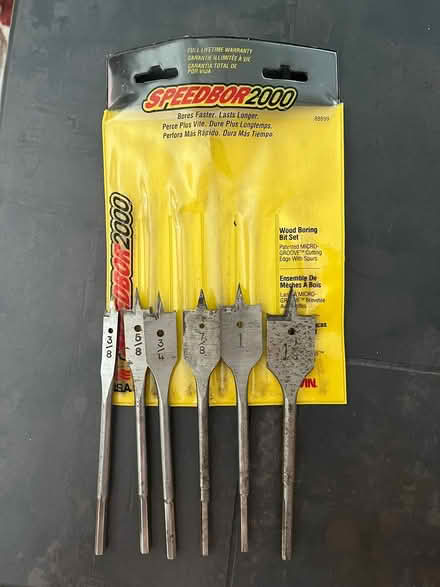 Photo of free Wood Boring Bit Set (Bluebell way Sunnyvale) #1