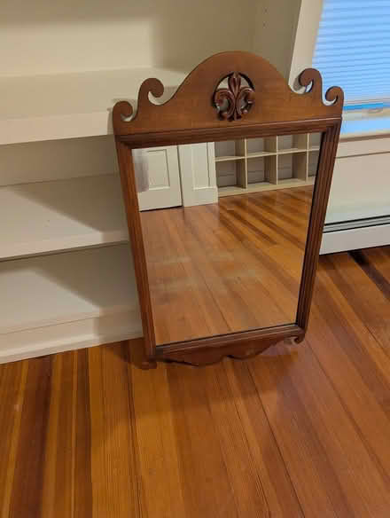 Photo of free Double bed frame w/ matching mirror (Town Center) #1