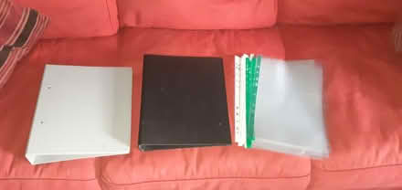 Photo of free X2 A4 ring bind folders & plastic folder sleeves. (Allerton BD15) #2