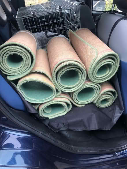 Photo of free Green carpet seat covers (Lydiard Millicent SN5) #1