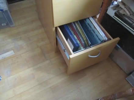 Photo of free double filing cabinet, wood finish (Finchley N12) #3