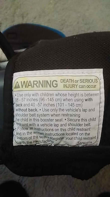 Photo of free GRACO booster seat, ages 3-10 (Old Walcot SN3) #4