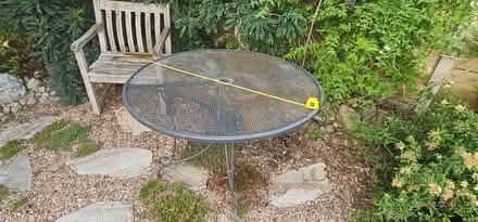 Photo of free Metal garden table (Horsham, RH13) #1