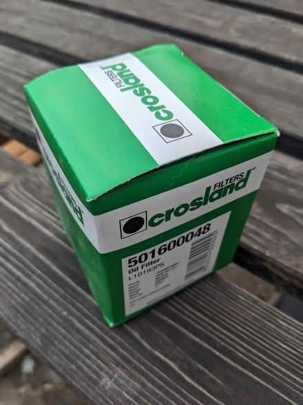 Photo of free Crosland oil filter (OX14, Abingdon) #1