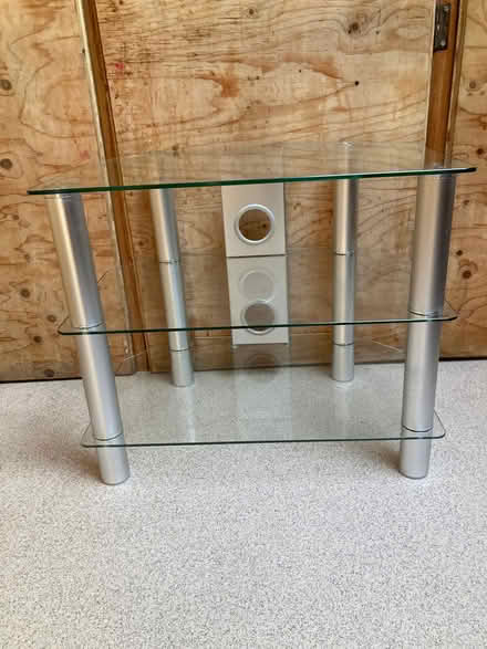 Photo of free Glass tv stand/shelves (Blackford EH9) #1