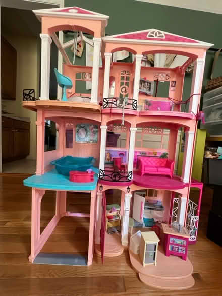Photo of free Barbie townhouse + furniture (Ellicott City 21043) #1