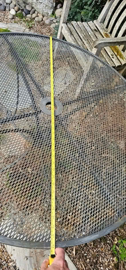 Photo of free Metal garden table (Horsham, RH13) #3