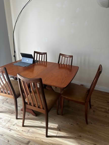 Photo of free GPlan drop leaf table and 6 chair (Northolt) #2