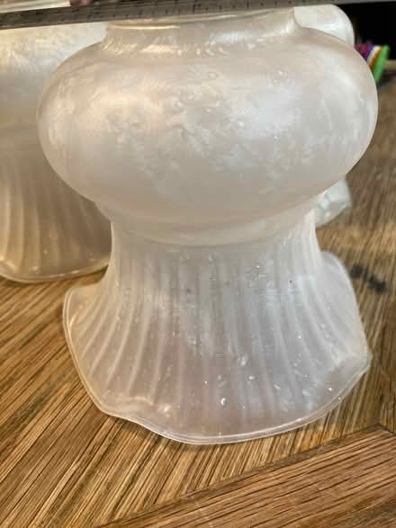 Photo of free 3 glass lampshades (Blackford EH9) #2