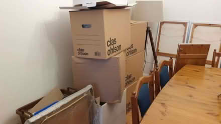 Photo of free 7 Large cardboard boxes (Kingston Gate KT2) #1