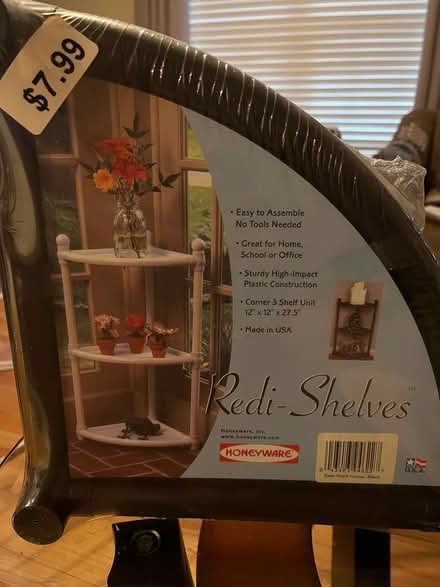 Photo of free 3Tier corner shelf in black (Methuen MA on Salem NH line) #1