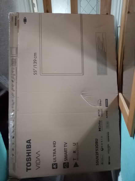 Photo of free Large solid cardboard TV box (Trowbridge. Wingfield side) #1