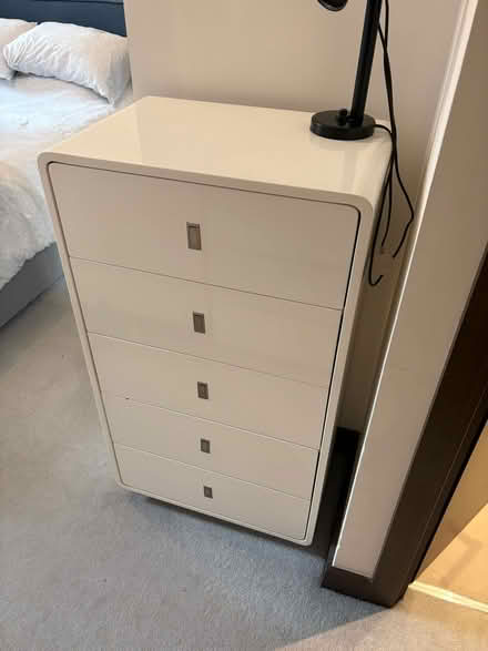 Photo of free White gloss drawers (Fish Island, E3) #1