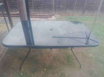 Photo of free Glass topped table (Farmoor OX2) #1